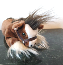 Karol Western Budweiser Plush CLYDESDALE Horse With Bridle 12&quot; Vintage - £12.65 GBP