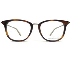 Bottega Veneta Eyeglasses Frames BV0256Q 003 Tortoise Silver Square 51-18-145 - £104.46 GBP