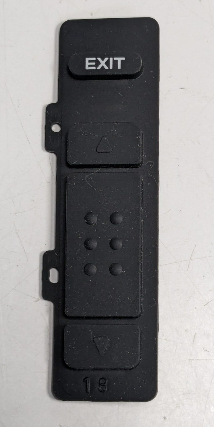 NOS Uniden Radio Replacement Rubber PTT Push To Talk Button Part# LCHZ33... - $9.89