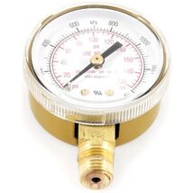 Forney 87729 Oxygen Gauge, Low Pressure, 2-Inch-by-1/4-Inch NPT, 0-200 PSI - $19.95