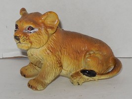 Lion Cub 2&quot; Animal Pretend Play PVC Figure Jungle Wild Life Cake Topper - $7.07 CAD