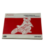 Genuine Honda 2005 CRF450X Owners Manual &amp; Competition Handbook Printed ... - $620.24 MXN