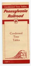 Pennsylvania Railroad Condensed Time Tables April 1955 Form 2 - $11.88