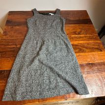 Coldwater Creek Women's Gray Tweed Sleeveless Sheath Dress Size 8 - $18.02