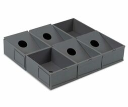 1 pack of 6 BCW Modular Sorting Tray Cells - $25.46