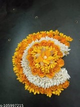 Indian Women Artificial Flower Hair Accessories For Fashion Jewelry Wedd... - $34.44