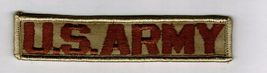 U.S. ARMY NAME TAPE - DESERT TAN COLOR - $2.38