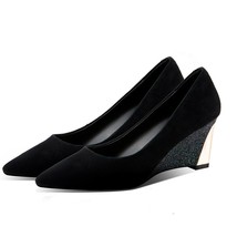 EGONERY 2021 Spring New Concise Women Pumps Outside High Heels Pointed Toe Kid S - £69.26 GBP
