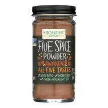 Frontier Co Op, Five Spice Powder Seasoning, 1.92 oz, KSA kosher, anise, pepper - £11.79 GBP