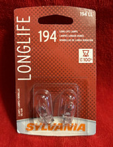 SYLVANIA 194 Long Life Miniature Bulb, (Pack of 2) - £7.64 GBP