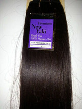 100% HUMAN HAIR TANGLE FREE PREMIUM NEW YAKI WEAVE;16&quot; #4;STRAIGHT;OUTRE... - £35.91 GBP