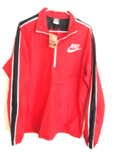 Nike Sportswear Windbreaker 2008 Deadstock Mens M Pullover 1/2 Zip Red N... - $118.75