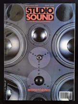 Studio Sound And Broadcast Engineering Magazine September 1992 mbox1373 Monitor - £5.75 GBP