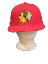 Chicago Blackhawks New Era 9fifty Red OSFM Snapback Inaugural Season Hat... - £15.57 GBP