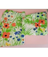 Vintage Pair 2 Tastemaker Mohawk Twin Fitted Sheets Flowers Spring Garde... - £14.00 GBP