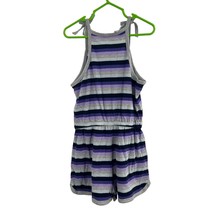 Harper Canyon Purple Grey Stripe Sleeveless Romper Size 5 New - $13.55