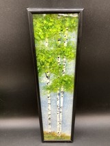 2015 Mercurial Art Hot To Cold Fused Glass Aspen Spring Series #507 Signed - £62.62 GBP