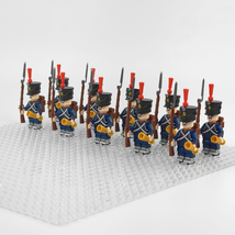 Napoleonic Wars French Artillery Infantry Soldiers 10pcs Minifigure Bricks Toys - £17.03 GBP