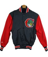 XS Super Rare Chico Heat Baseball Mens Satin Jacket Blue Vintage Made In... - $1,410.87 MXN