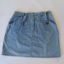 Faded Glory FG13-0542 Ladies Blue Cotton Denim Skirt Size 16 Waist 34" image 12