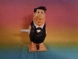 Vintage 2000 Burger King Flintstones Viva Rock Vegas Fred in Tuxedo Wind Up Toy - £1.52 GBP