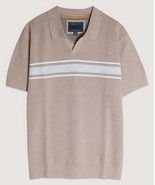 Men&#39;s Retro Stripe Polo Sweater - €26,70 EUR
