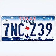 United States Texas Shuttle Truck License Plate 7NC Z39 - £13.23 GBP