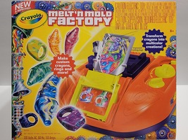 New Crayola Melt&#39; N Mold Factory Multi Color Craft Set Kid Play Kit Toy Gift NIB - £257.36 GBP