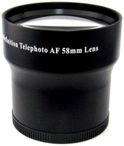 Tele Lens for Sony DCR-VX2000, DCR-VX2100, DSR-PD170, DSR-PD170P, DSR-250, - $21.57