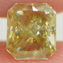 Radiant Cut Shape Diamond Fancy Brownish Yellow Loose 0.48 Carat GIA Certificate - £387.68 GBP