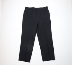 Vtg 70s Vietnam War Mens 36x30 15 Oz Class 11 Wool Serge Military Pants Navy USA - $79.15