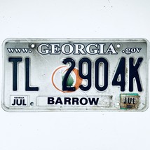  United States Georgia Barrow County Passenger License Plate TL 2904K - $225.96 MXN