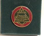 Hallmark Keepsake Ornaments Collectors Club 1991 Pin J1 - $4.94