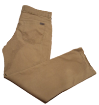 Columbia Regular Fit Outdoor Hiking Chino Pants Khaki Stretch 38x34(33) - $16.49