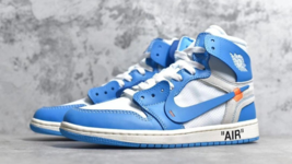 Off-White x Air Jordan 1 OG &#39;UNC&#39; Retro High  - $200.00