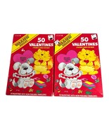 VINTAGE LOT OF 2 BOXES VALENTINES CHILDRENS CARDS SEALED - $25.31 CAD