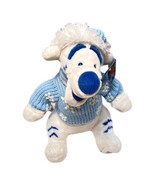 Disney Store Tigger Plush Snow Flake Sweater 16 inch White Blue Exclusive - $37.56