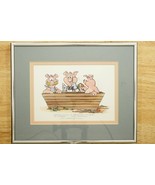 Illustrated Cartoon Art Robert Marble Three Pigs Sophistication is Impor... - £27.29 GBP