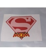 Super Mom Vinyl Decal Sticker Indoor/Outdoor 3x4 - £4.50 GBP