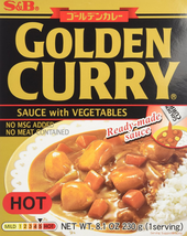 S&amp;B Curry Gold Vegetable Hot, 8.1-Ounce (Pack of 5) - £34.02 GBP