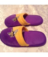 NFL Minnesota Vikings shoes Size youth 1 2 small kids plush house shoes ... - $14.95