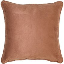 Pillow DÉCOR Sedona Microsuede Throw Pillow (Light Brown) - £22.39 GBP+