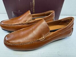 Johnston & Murphy Cort Moc Toe Venetian Dress Casual Shoe, Tan Full Grain, 11.5 - $87.30