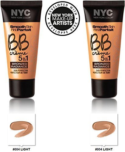 NYC New York Color BB Creme Foundation Bronze Light #004 LIGHT (1 fl oz) EACH... - $19.99