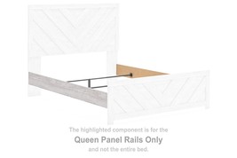 Cayboni - Whitewash - Queen Panel Rails - $67.00