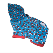 Build A Bear Pokemon Clothes Pokeball Sleeper Pajamas Blue Red Outfit - $7.99