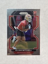 2021 Panini NFL PRIZM Elijah Mitchell Rookie Card San Francisco 49ers RC... - $3.99