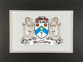Mcclure Irish Coat of Arms Print - Frameable 9&quot; x 12&quot; - $19.55