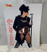 Rosemary TNA Knockout Champ Pose Signed Autograph 8x10 WWE TNA AEW NWA W... - $19.34