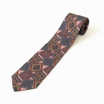 Savile Row Burgundy and Blue Tie 54 inches - $183.37 MXN